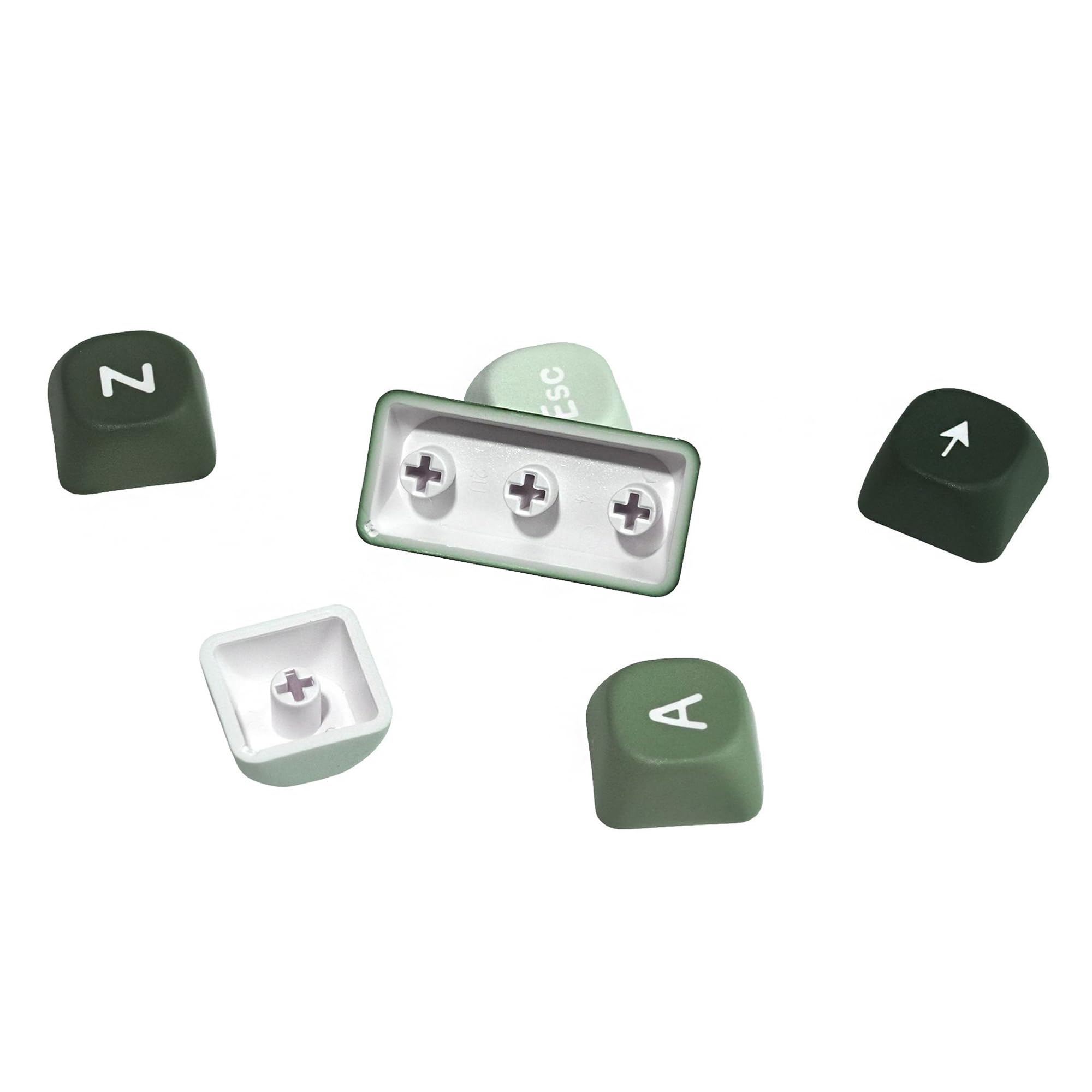 Gradient MOA Profile Keycap 132 klawisze PBT Top Print pięciostronny Dye Sub niestandardowe nasadki klawiszy do klawiatury mechanicznej 60 75 100% MX (szary 132)
