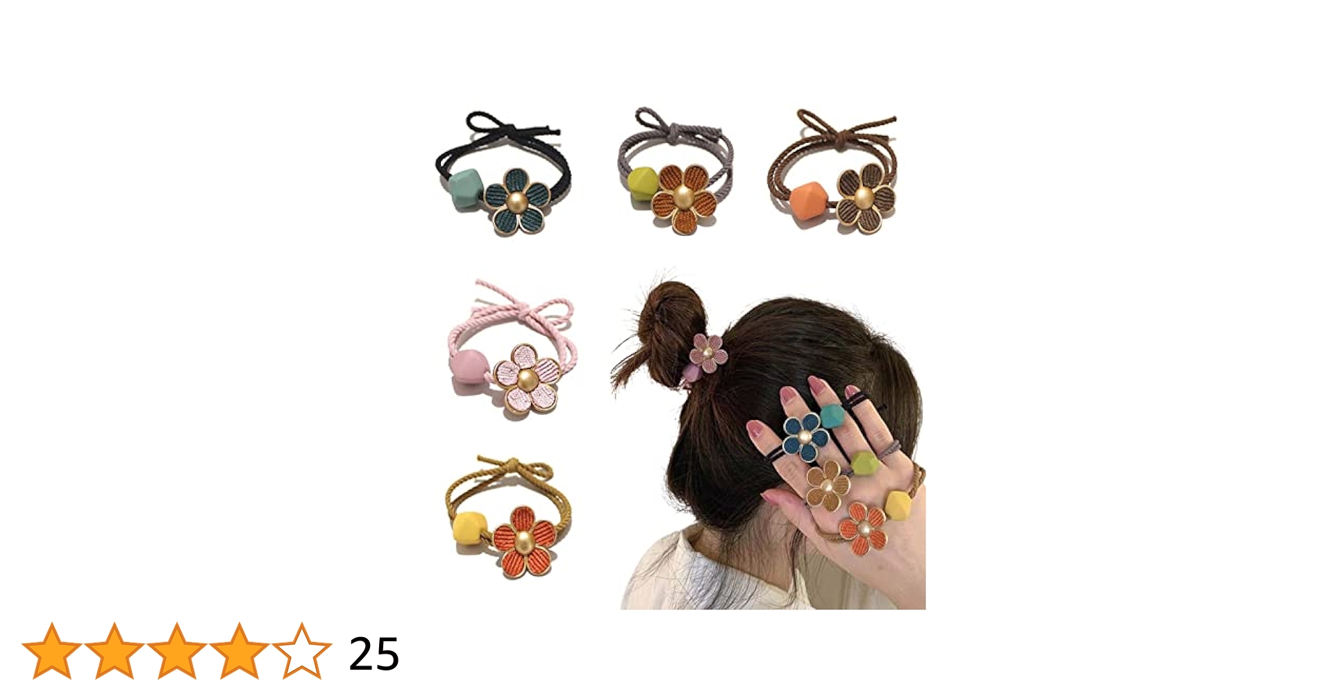 Amazon.co.jp: Coollooda ヘアゴム【5本セット】髪ゴム 髪飾り