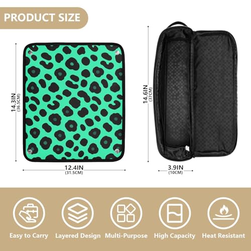 Bolsa para herramientas de pelo con protector térmico miniatura 4