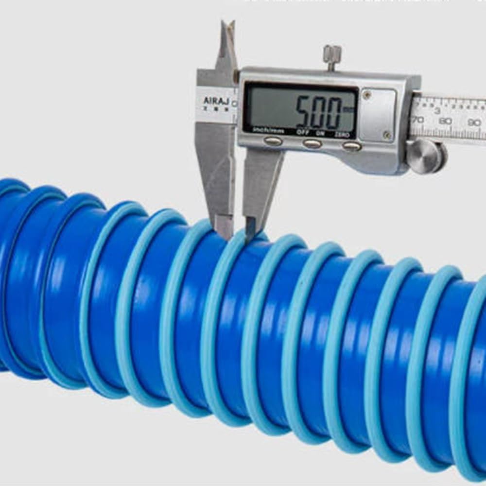 Tubo flessibile di aspirazione antistatico del PVC del tubo flessibile della raccolta della polvere 10ft, tubo flessibile del collettore di polveri di plastica per la raccolta dei fumi