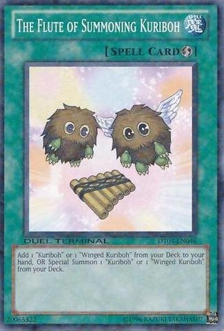 Amazon.com: Yu-Gi-Oh! - The Flute of Summoning Kuriboh (DT04-EN046) - Duel  Terminal 4-1st Edition