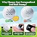 ELULAE Personalized Large Golf Ball Stamp – 20 mm Logo, with Metal Storage Case, Custom Name or Logo, Reusable Golf Ball Marking, Men's Golf Accessories, Gifts for Golf Lovers, Golfers, Dad, Husband