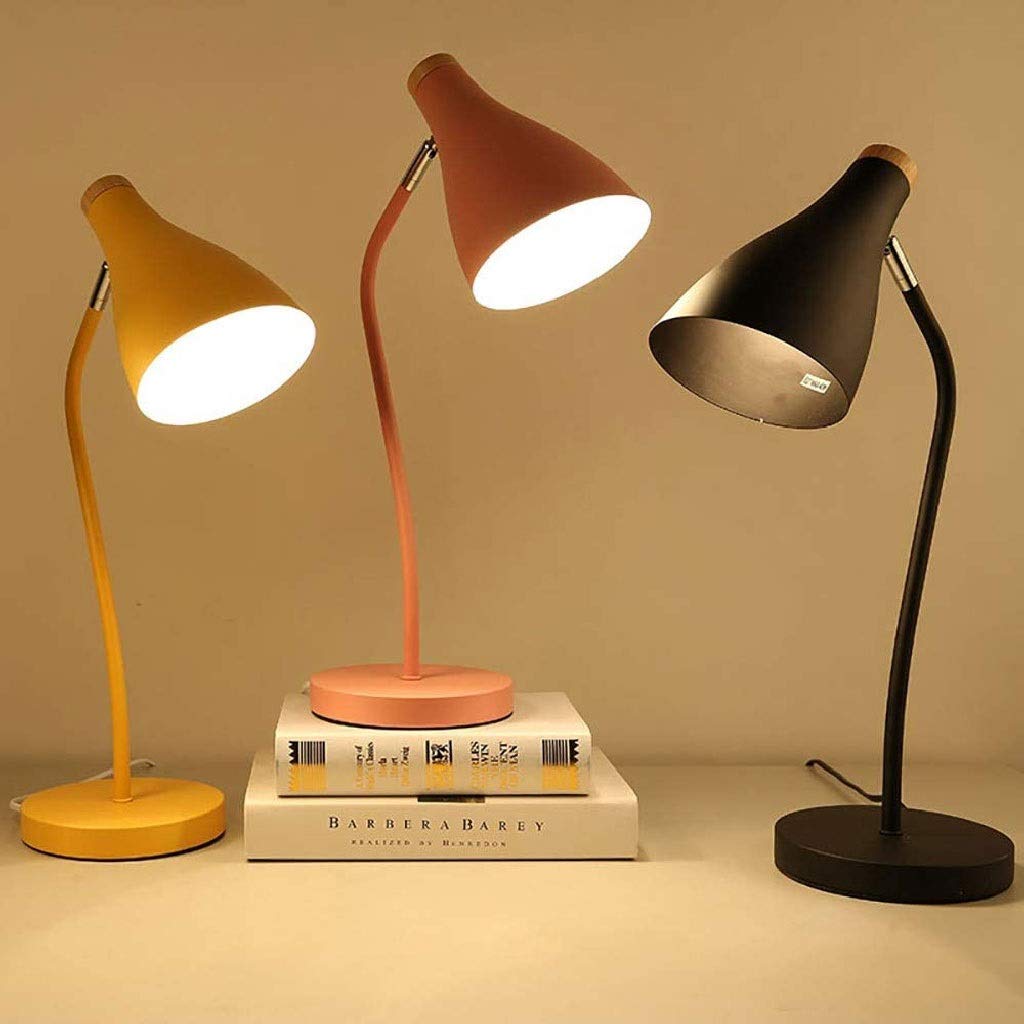 Regulowana lampa biurkowa LED Lampa biurkowa z portem ładowania USB, baterią, elastyczny styl/svart
