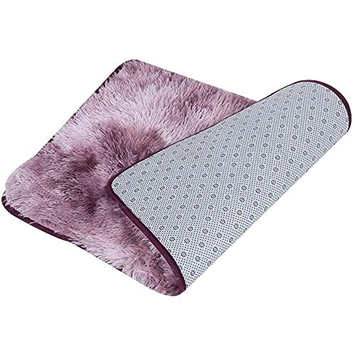 ARLTTH 3er Set Batik Badematten Set Aus Weichem Plüsch, rutschfest, Saugfähig, Badezimmerteppich, U-förmiger Konturteppich Und Toilettendeckelbezug, Waschbar (Pink) – Bild 7