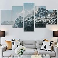 SIGNWIN 5 Panel Canvas Wall Art Rocky Views for Home Decorations Ready to Hang - 60