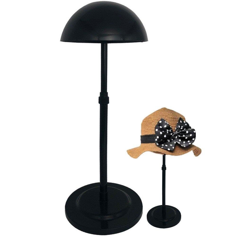 Hat Display Stand Wig Display Stand Adjustable Height Hat Holder Stand for Displaying Caps Wigs Salon Hometools
