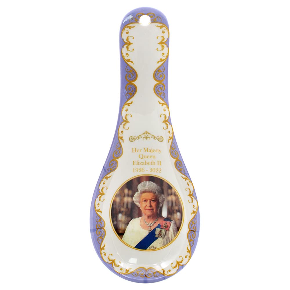 The Leonardo Collection White Her Majesty Queen Elizabeth Ii Commemorative Spoon Rest