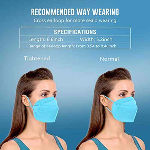 Image of WWDOLL KN95 Face Mask 25 Pack, 5-Layers Breathable Disposable KN95 Masks