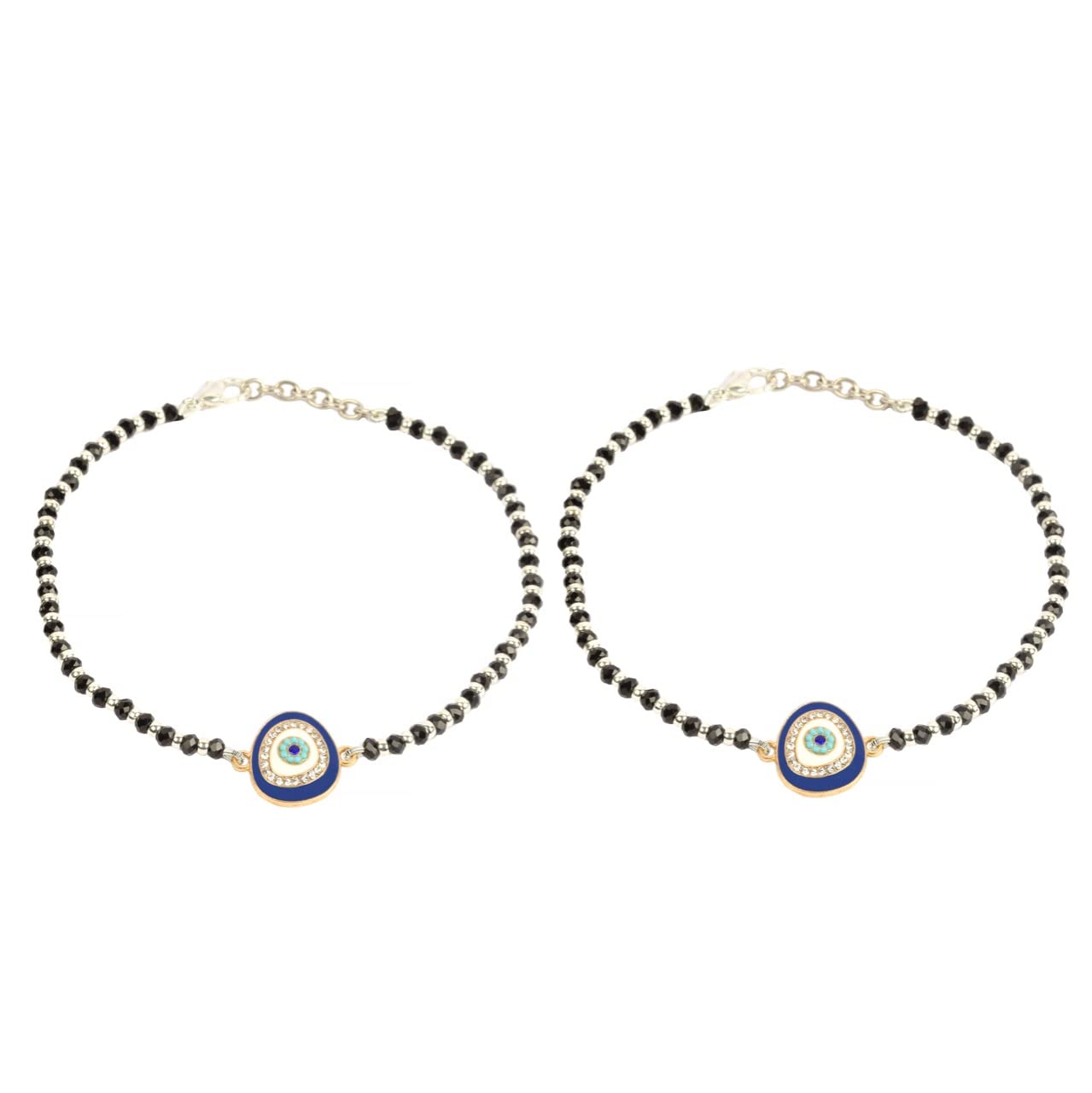 See full amazon price history chart for STRIPES® essentials Evil Eye Anklets for Women, Blue Evil Eye Charm With Black Silver Beads Anklet For Girls Nazariya Payal/Anklet - Adjustable (2 Pcs) STRIPES® essentials Evil Eye Anklets for Women, Blue Evil Eye Charm With Black Silver Beads Anklet For Girls Nazariya Payal/Anklet - Adjustable (2 Pcs) (B09N2HNLW8) Amazon Price History, Amazon Price Tracker