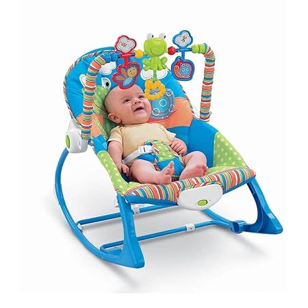 Pelo Musical Baby Rocker and Bouncer Chair with Soothing Newborn to Toddler Portable Rocker Portable Bouncer for Baby Portable Rocker Bouncer for Newborn Baby