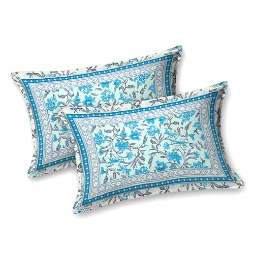 Image of Skin Friendly bedsheet Double Size Bed Cotton bedsheets for Double Size Bed, 1 Double Size bedsheet Cotton with Pillow Cover Set of 2 | 240 TC Soft Bed Sheet Double Size
