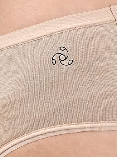 Image of Jockey 1807 Women's High Coverage Micro Modal Elastane Stretch Mid Waist Hipster with Ultrasoft Exposed Waistband