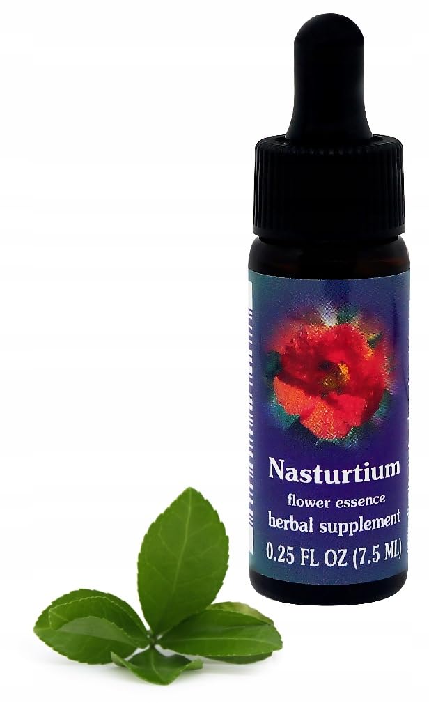 Flower Essence Services Supplement Dropper, Nasturtium, 0.25 Ounce