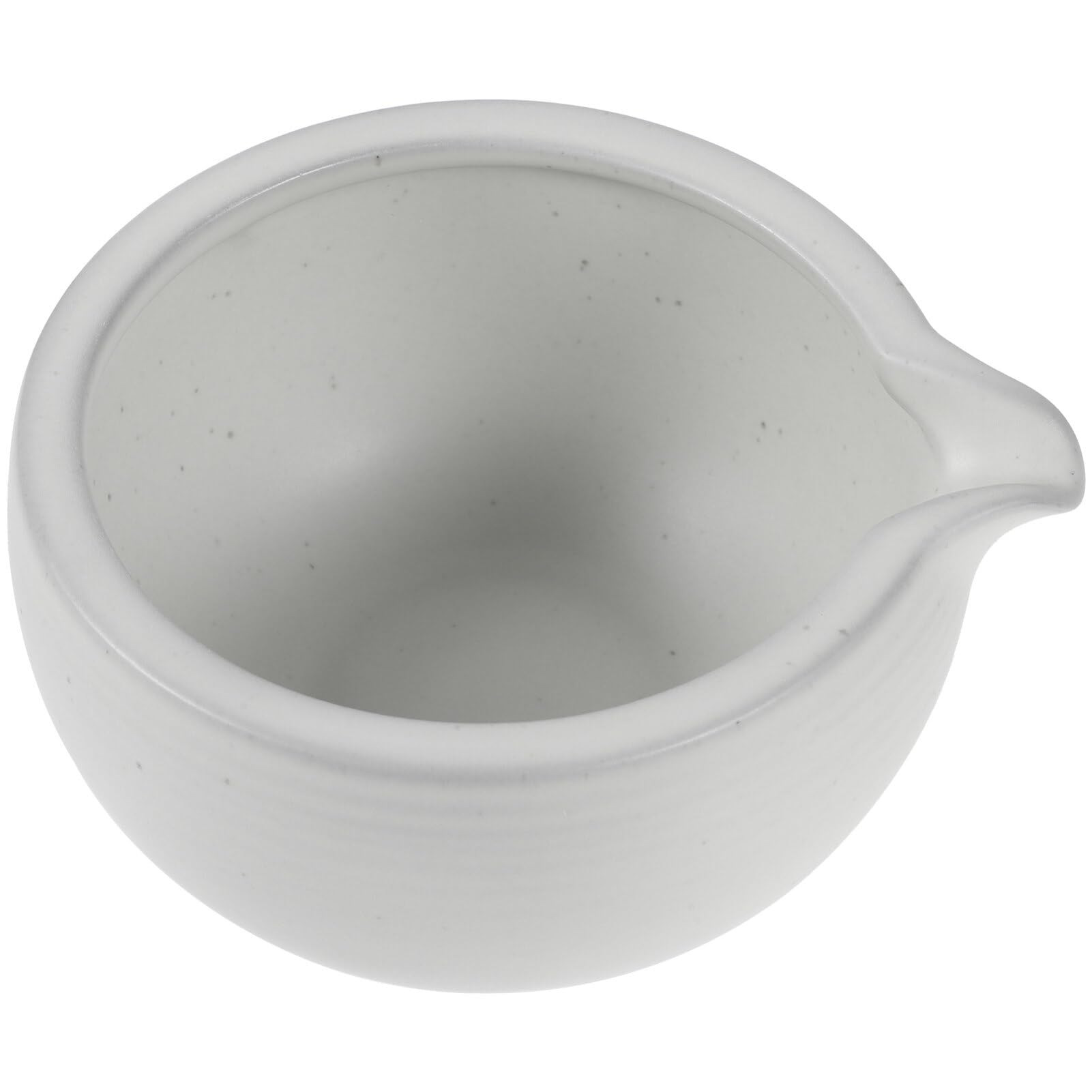 Japanese Ceramic Matcha Bowl with Pour Spout Matcha Green Tea Ceremony Bowl Chawan for Whisked Matcha Green Tea Powder