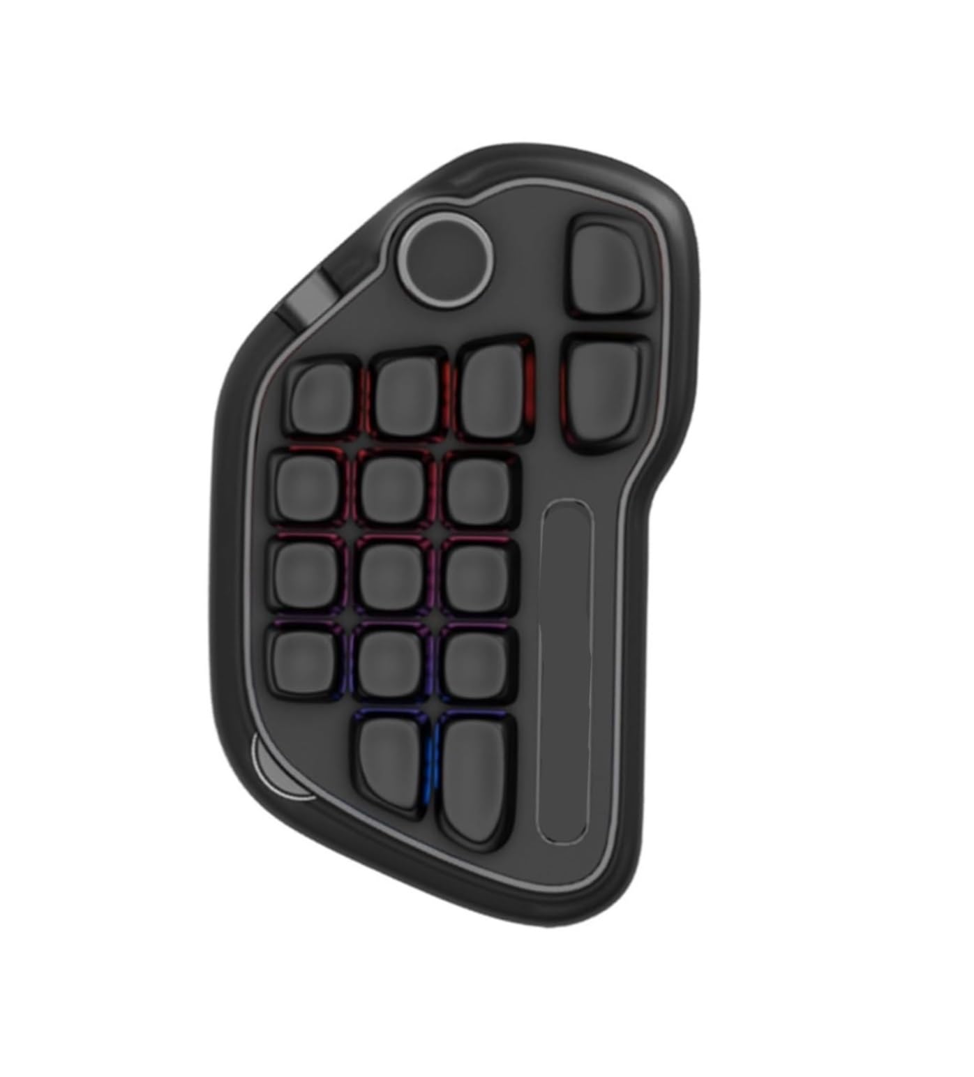 Pavé numérique mécanique à 17 touches via des touches PBT programmables