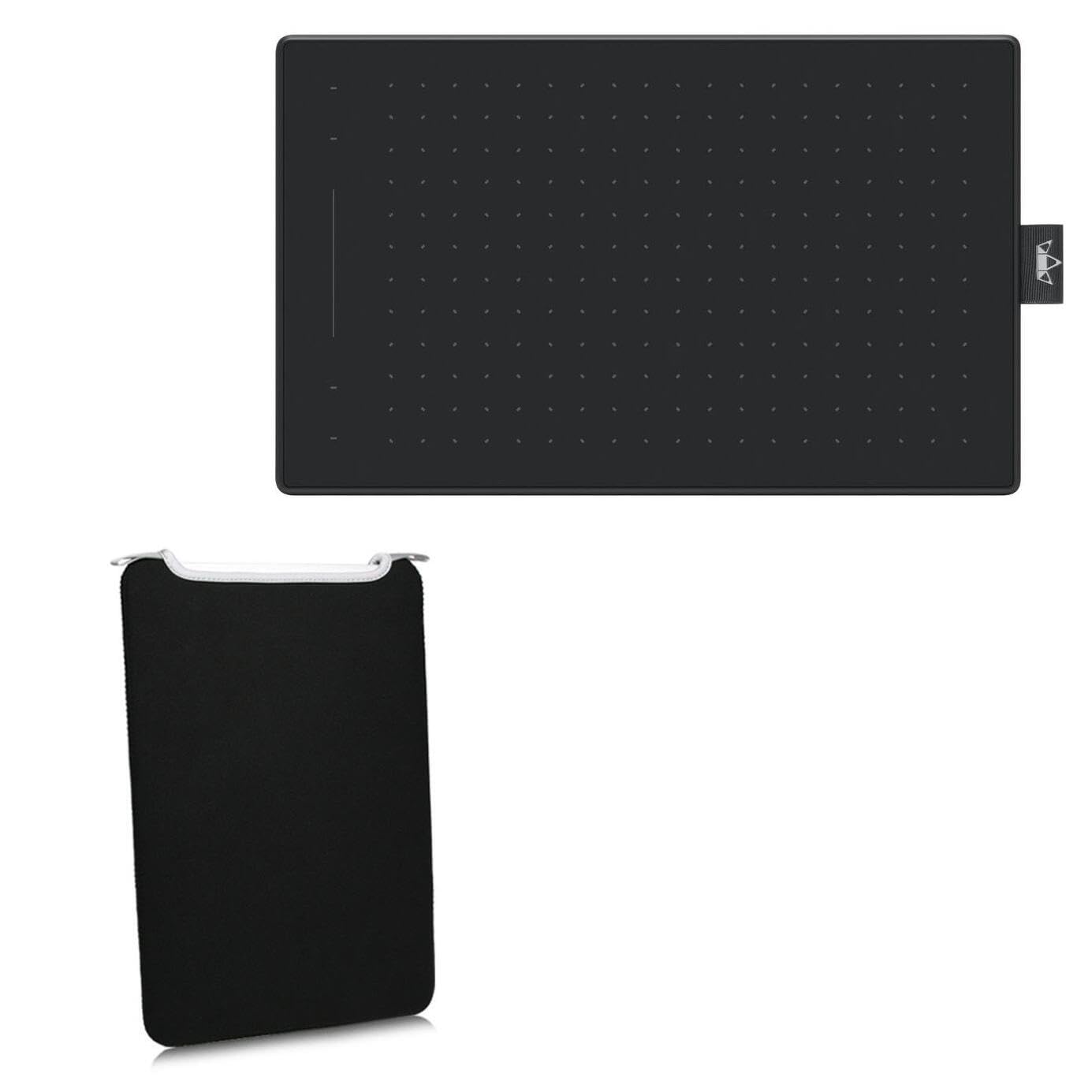 BoxWave Case Compatible with Huion Inspiroy RTM-500 - SlipSuit, Soft Slim Neoprene Pouch Protective Case Cover - Jet Black