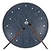 Rain Drum for Outside Garden,Steel Tongue Drum 12 Inches 15 Notes Musical Instruments, Handpan Drum Percussion Instrument, with Soft Bag, Music Book, 2 Mallets, for Meditation or Yoga(Navy Blue)