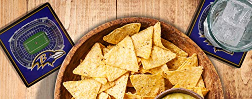 Image of YouTheFan NFL 3D Team StadiumViews 4x4 Coasters - Set of 2