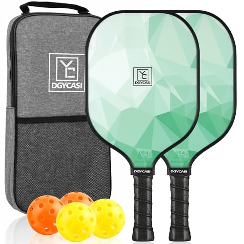 Image of YC DGYCASI Pickleball Paddles Set of 2 USAPA Approved Pickleball Set 2026