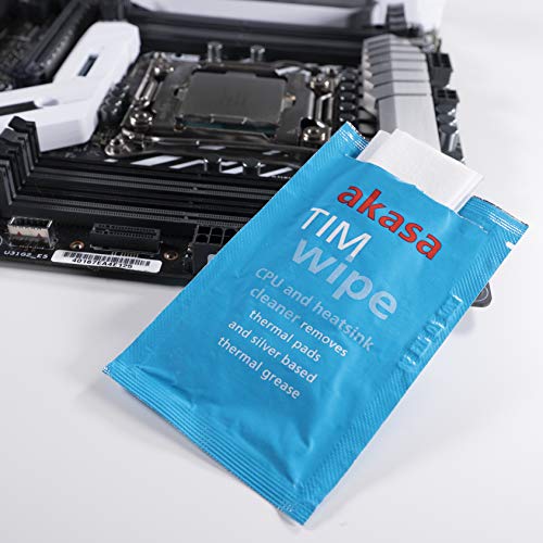 Nettoyer pâte thermique sèche avec Akasa TIM Wipes AK-TCW-02 - 6