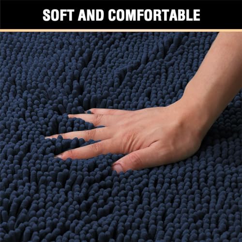 Tapis de bain antidérapant et super absorbant lavable en machine