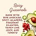Sabra Spicy Guacamole Dip for Snacking and Sharing, 7 Oz Resealable Tub - Great Guacamole for Spread, Snacks & Lunches - Non-GMO, Dairy-Free, Vegan, Vegetarian, Kosher & Gluten-Free
