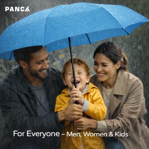 Image of PANCA Foldable Travel Umbrella Compact Manual Sun Rain UV Protection