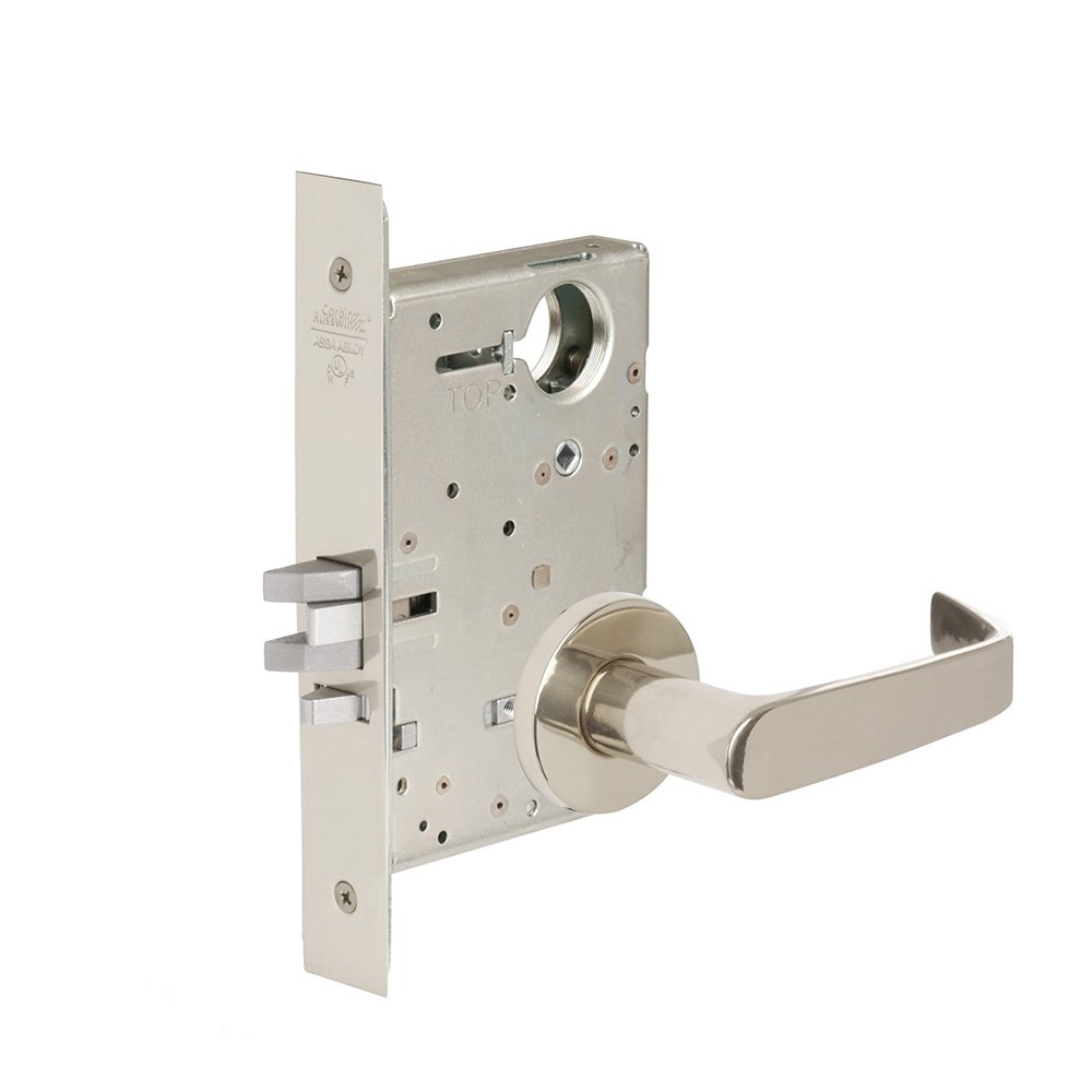 CORBINRUSSWIN ML2057-NSA-625-LC 625 Bright Polished Chrome, Lever NSA Newport, Storeroom, Steel; Stainless Steel; Brass