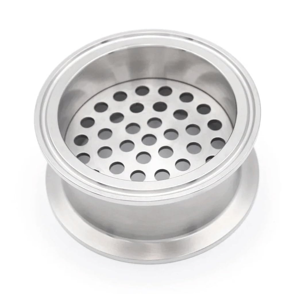 Filtre d'extraction plaque perforée 6mm en acier inoxydable pour triple pince 50.5mm