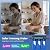 Whole House Water Filter System, Extra 2 Sets Filter, 3 Stage Home Water Filtration System Reduces Chlorine, Sediment, Odor for Healthier Skin, with 2 Valves, 3/4" Ports, for 1-2 Year Use