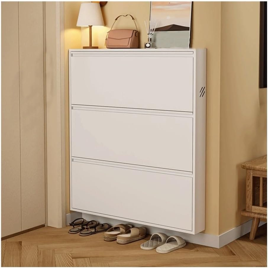 Shoe Cabinet Ultra Thin Shoe Cabinet Home Entrance Hallway Large Capacity Storage Hall Multifunctional Flip Bucket