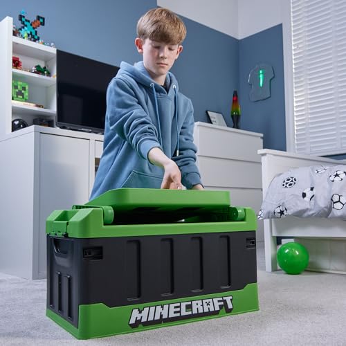 Minecraft coffre de rangement de salon pour organiser les accessoires de jeu