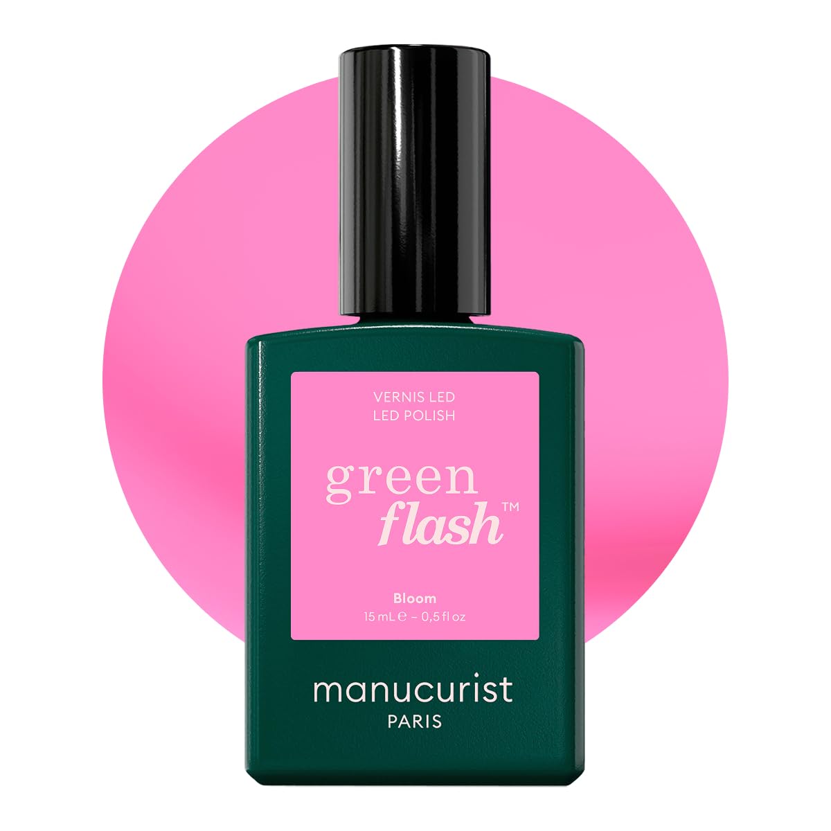 MANUCURIST - Green Flash Gel Nail Polish - Peonie - Vegan & Eco-Friendly - 10 Day Hold - 15ml