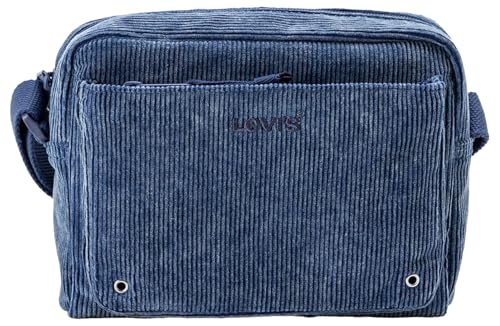 Levi's Cremallera Men Zip Crossbody para Hombre, Azul Marino