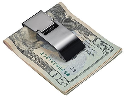 Visol Personalized Calvin Gunmetal Hinged Money Clip with Free Engraving3