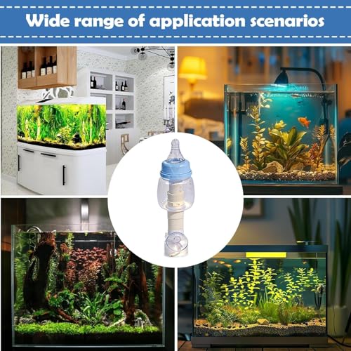 Comedero automático para acuarios vertical con ventosa 5