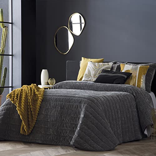 Antilo Colcha bouti Nantes - Color Gris - Cama 150 cm