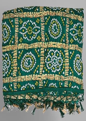 TRENDMALLS Women's Bandhej Chinon Silk Dupatta4