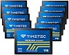 Timetec 1TBx10 (Paquete de 10) SSD 3D NAND SATA III 6Gb/s 2.5 Pulgadas 7mm (0.28") Velocidad de Lectura Hasta 550 MB/s Mejora de Rendimiento con Caché SLC Unidad de Estado Sólido Interna para PC Computadora de Escritorio y Laptop 2