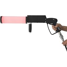 CO2 Handheld Fog Machine for CO2 Tank, Smoke Machine CO2 Fog Cannon Gun with LED Lights,Atmosphere Maker,for Halloween, Party, Club
