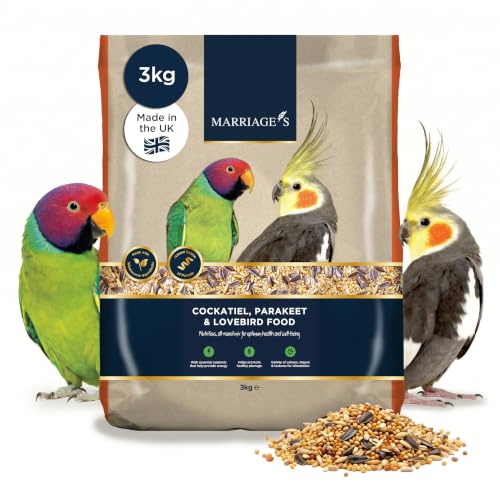 Marriages - Parakeet and Cockatiel Food Wholesome Bird Seed Mix (3kg)