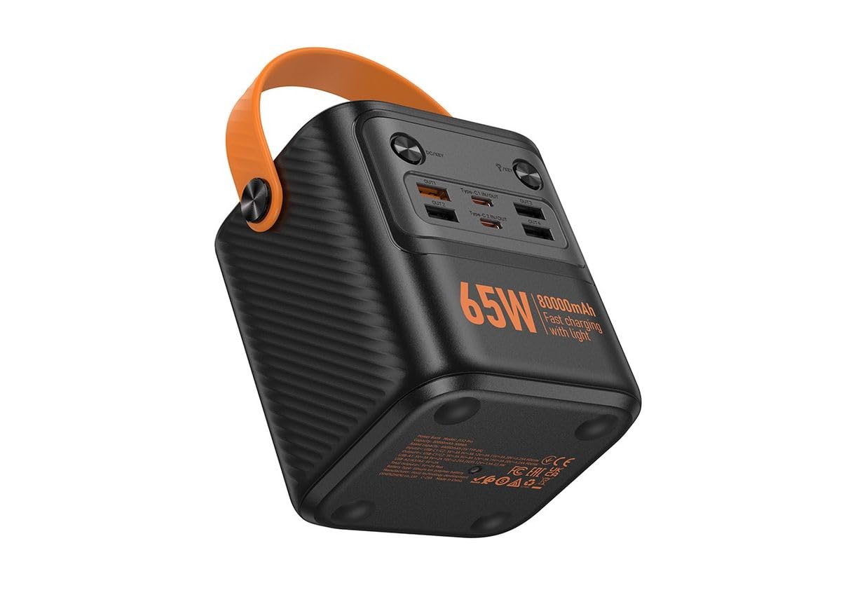 Powerbank Hoco 80000mAh QC3.0 PD3.0 3.25A 65W J152 Pro czarny
