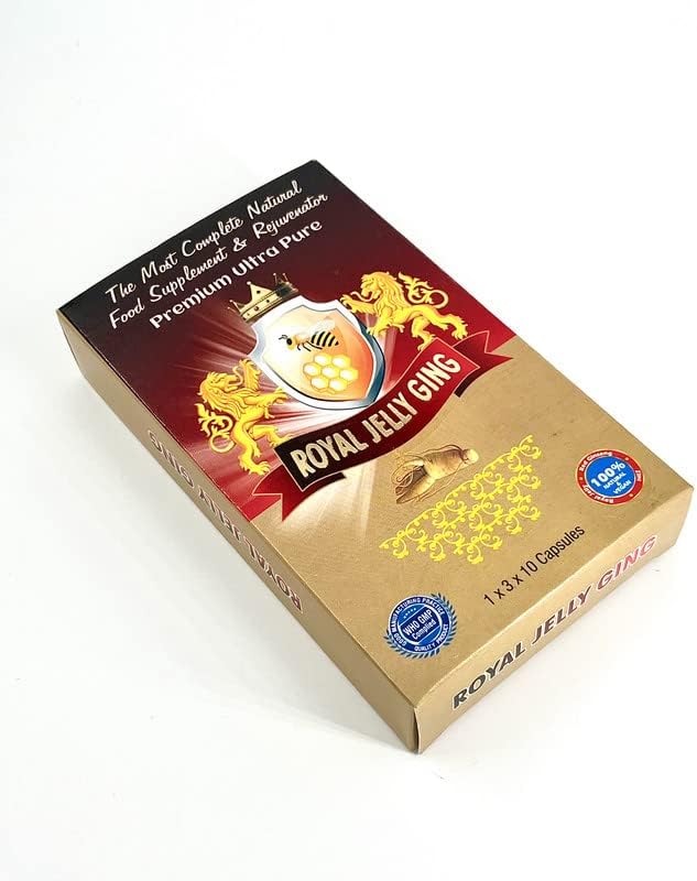 Royal Jelly Ging Capsule Enriched With "Royal Jelly, Korean Red Ginseng & Zinc"