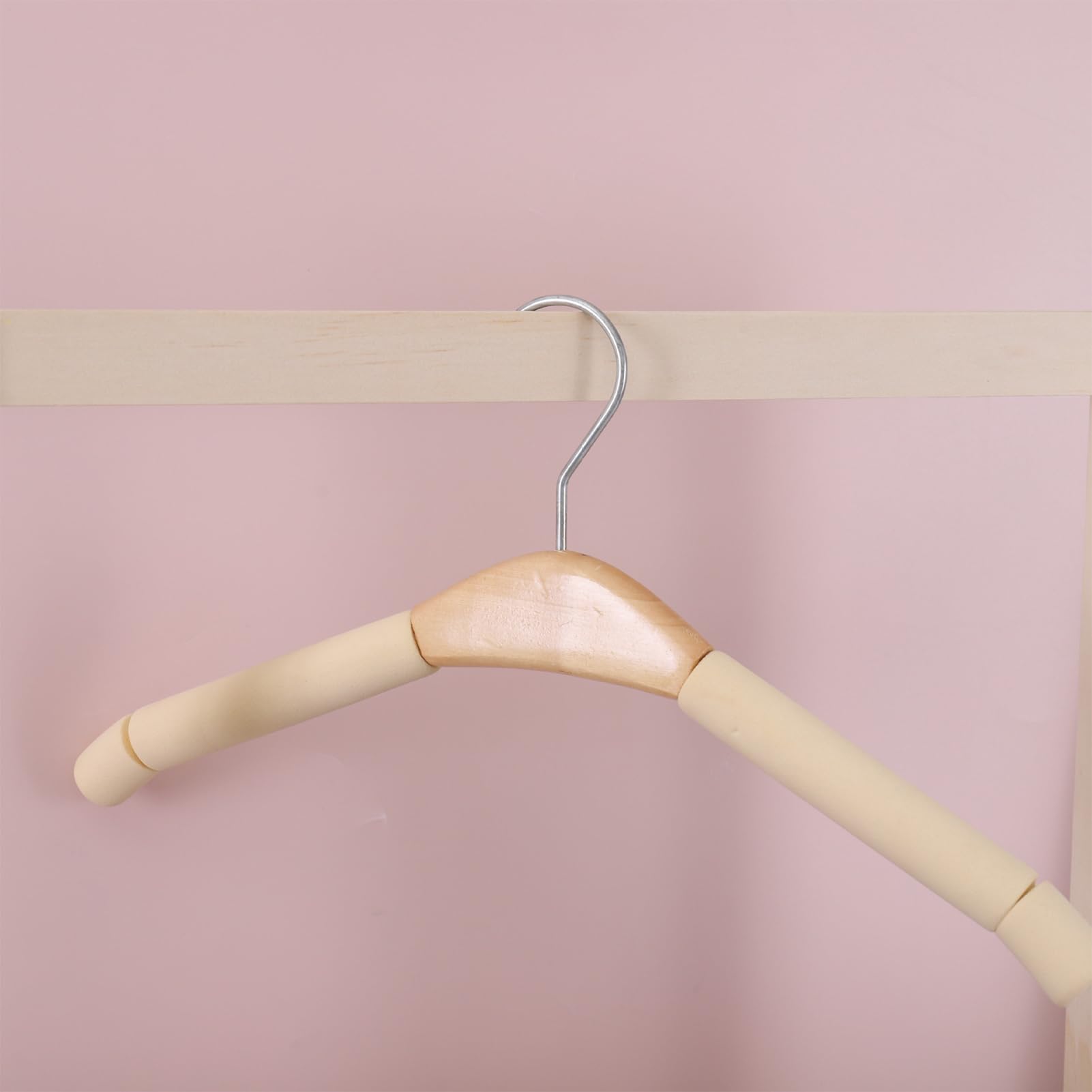 Armoire en bois pour baby shower – Élégante boîte pour baby shower, crochet en bois polyvalent pour bébé | Armoire avec poignée, panier à linge de grande capacité pour couches et serviettes de bain