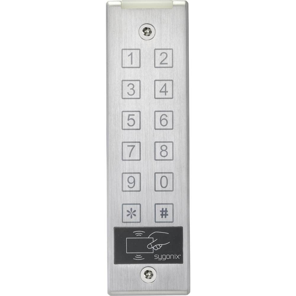 Sygonix SY-4777290 Code-Tastatur mit RFID Aufputz 12 V/DC, 24 V/DC IP65 mit Touchscreen