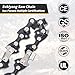 Pack of 4 Saw Chains for 15 cm Blade 1/4 Inch LP 1.1 mm 39 TG, Chainsaw Chain Including Protective Gloves and Storage Bag, Compatible with Scheppach Cordless Chainsaw and Lawnmower etc