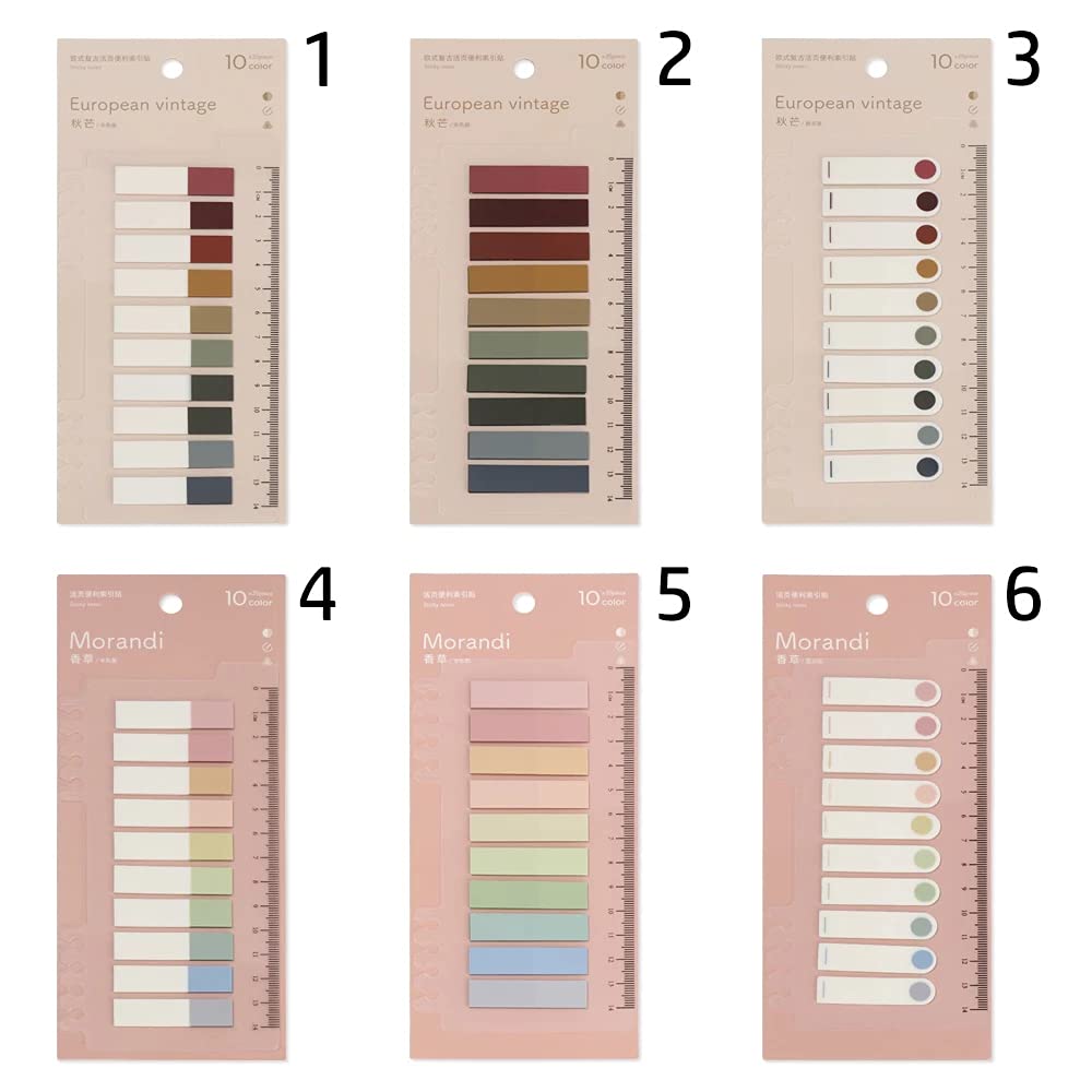 200 Page Marker Tabs - Writable Repositionable Sticky Notes For Books & Files