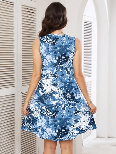 Image of Heymoments Women Sleeveless Summer Beach Dresses with Pockets