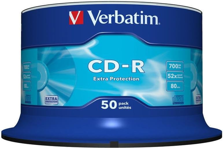 43351 700MB 52x Extra Protection CD-R - 50 Pack Spindle