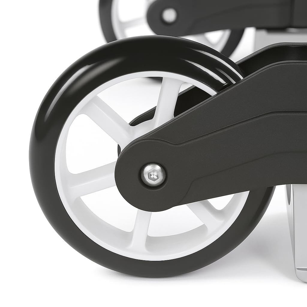 Carretilla de Mano Plegable y Extensible Aluminio 75kg con Ruedas